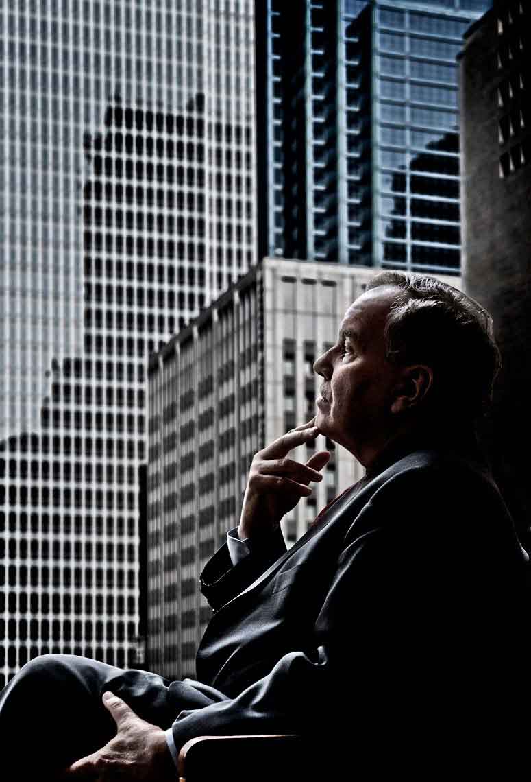 Photographer Andy Goodwin photographed six-term Mayor of Chicago Richard M. Dailey, DePaul University alum.